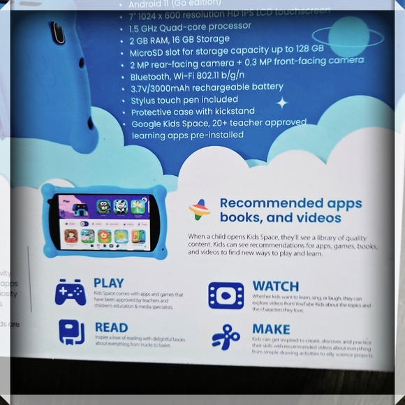 Contixo V10, 16GB, Kids 7" Learning Tablet NWT - Picture 4 of 9